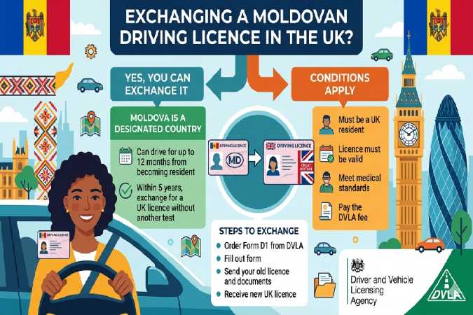 Can You Exchange a Moldovan Driving Licence in the UK