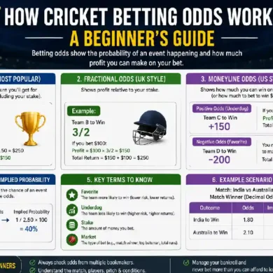 how cricket betting odds work